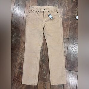 New Women’s BeanFlex Five-Pocket Corduroy Pants, Mid-Rise Straight Leg